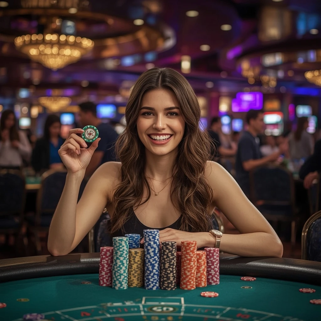 bonus dans les mains d'un homme au Goldspin Casino