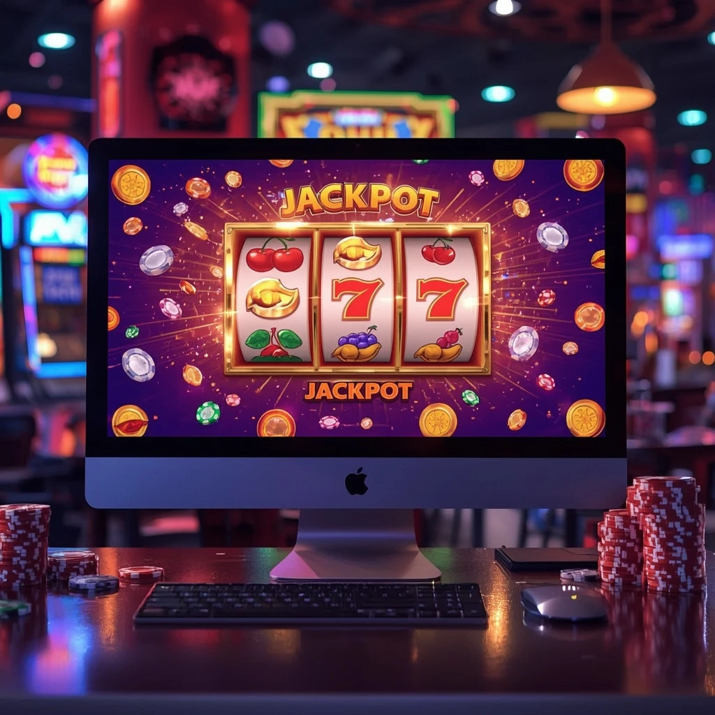 slots sur le moniteur GOLDSPIN CASINO