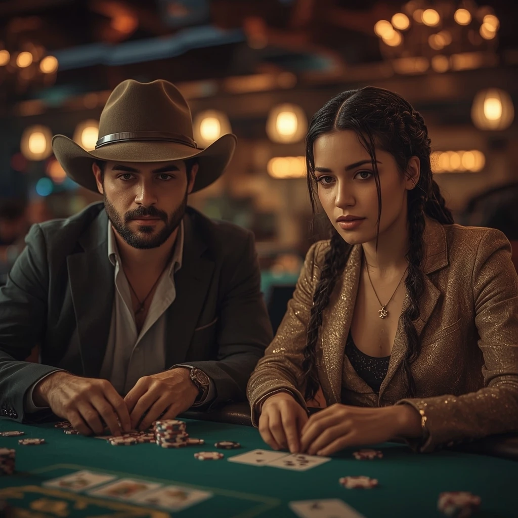 photo de deux joueurs de poker Goldspin Casino