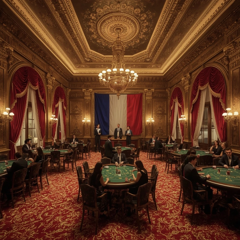 Le casino et le drapeau français GOLDSPIN CASINO